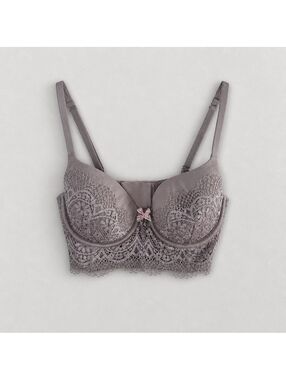 Victoria's Secret Body by Victoria Lined Demi Lace Bra 34D – Light Purple